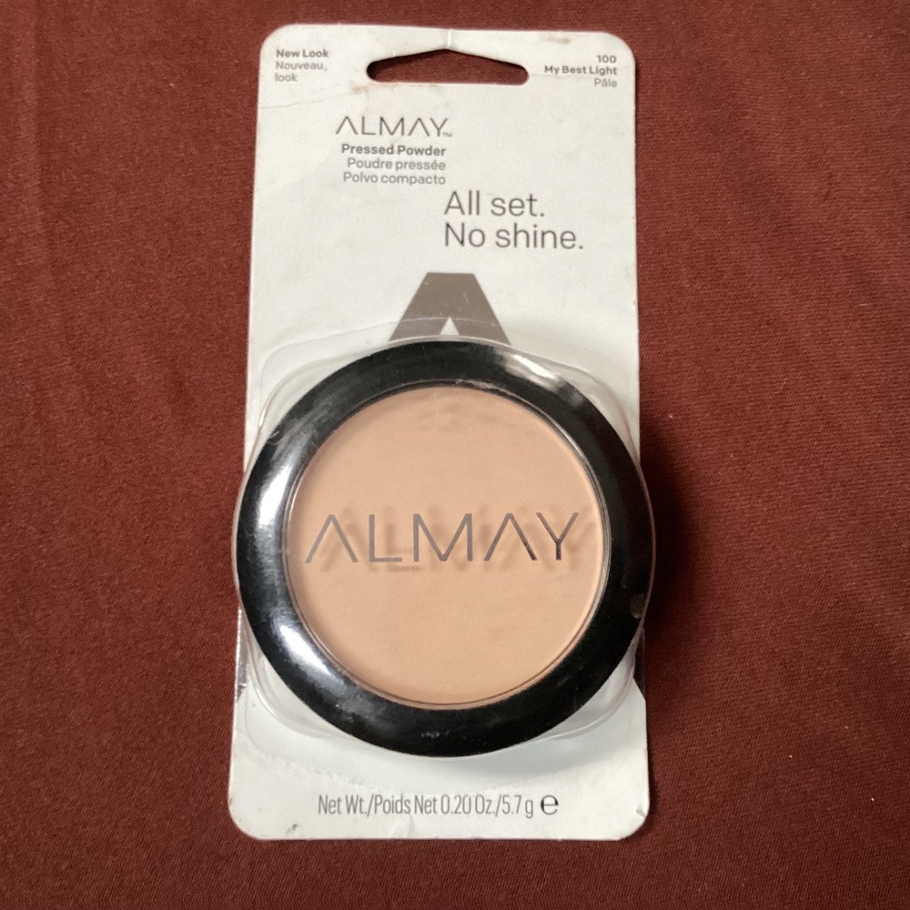 Almay Pressed Powder 100 My Best Light New Wt. 0.20 oz/5.7 g New/Sealed